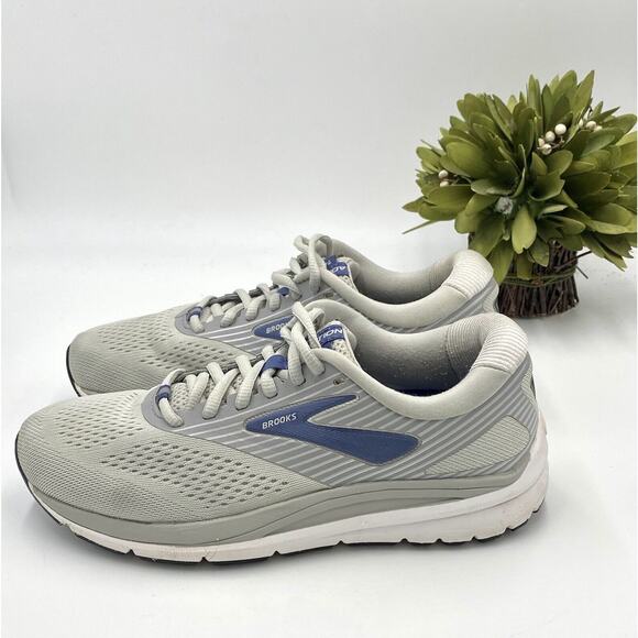 Brooks Womens Addiction 14 1203061D077 Gray Running Walking Shoes Sneakers Sz 7 - Picture 4 of 10
